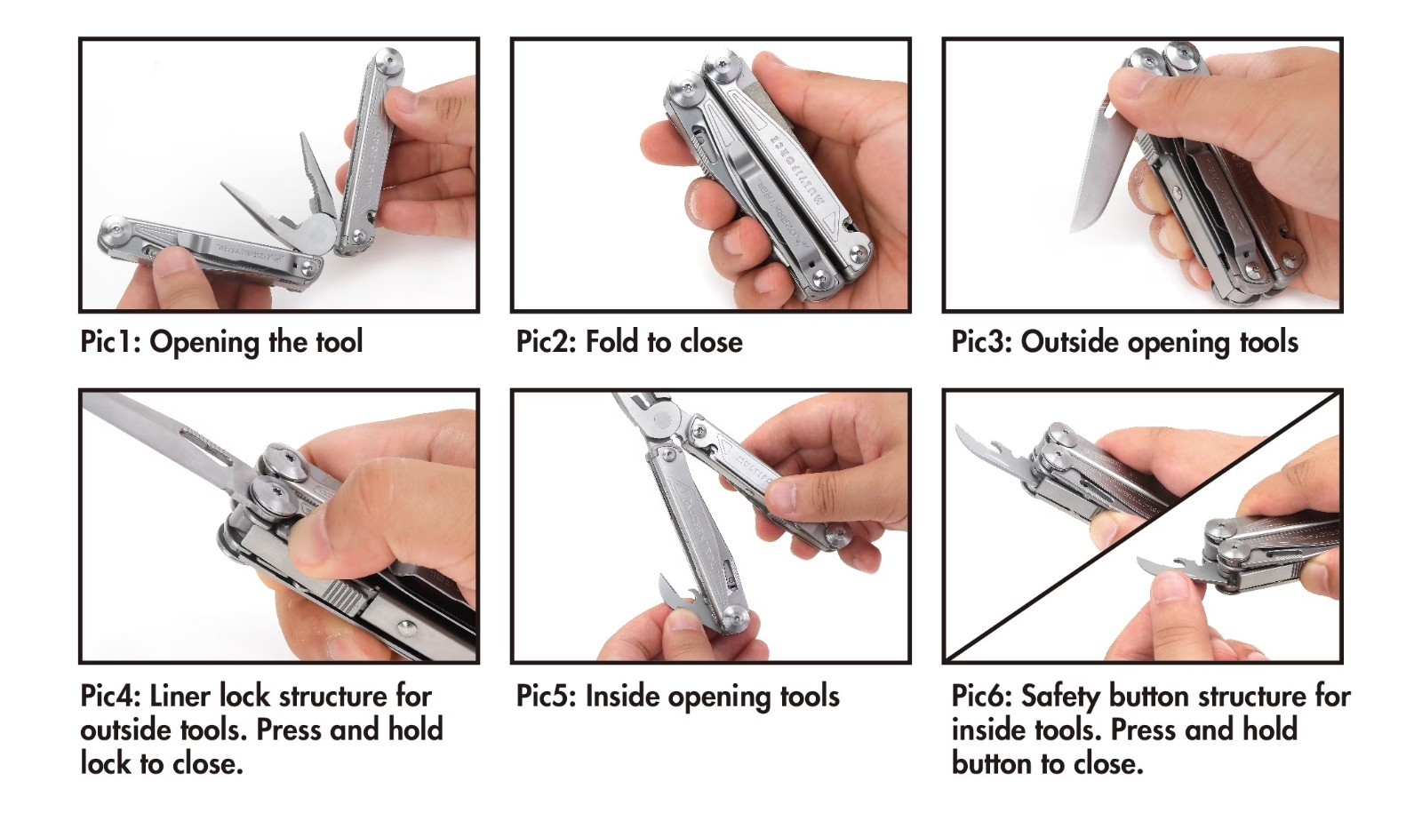 Ozark Trail Multiforce 18-in-1 Premium Multi-Tool, Stainless Steel for Camping &