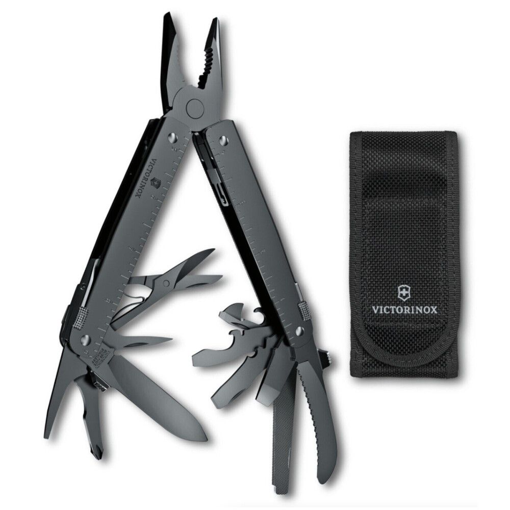 Victorinox Swiss Tool MXBS Multi-Tool Black & Nylon Pouch – 35316