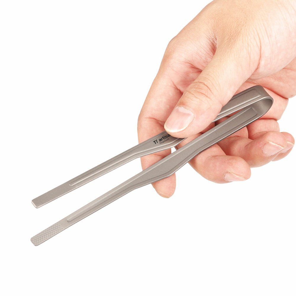 Tiartisan Titanium Barbecue Clip BBQ Outdoor Camping Tool Multi-function Folder