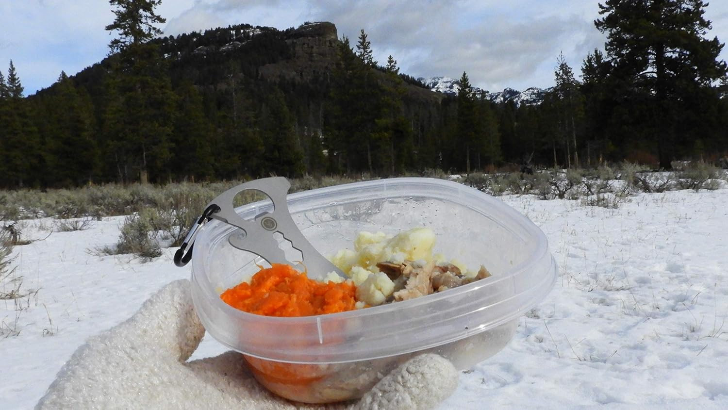 Spork Multi-Tool with Durable, Compact Construction, Can Opener, Bottle Opener,