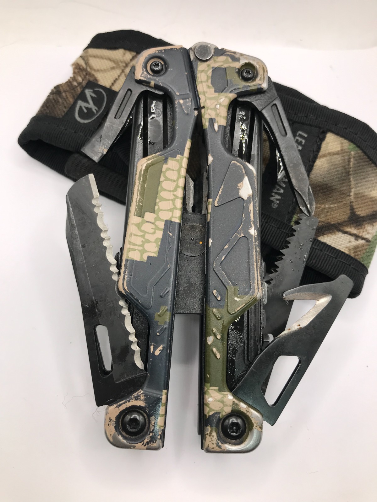 Rare Leatherman OHT Camo Collectable Retired USED Multitool