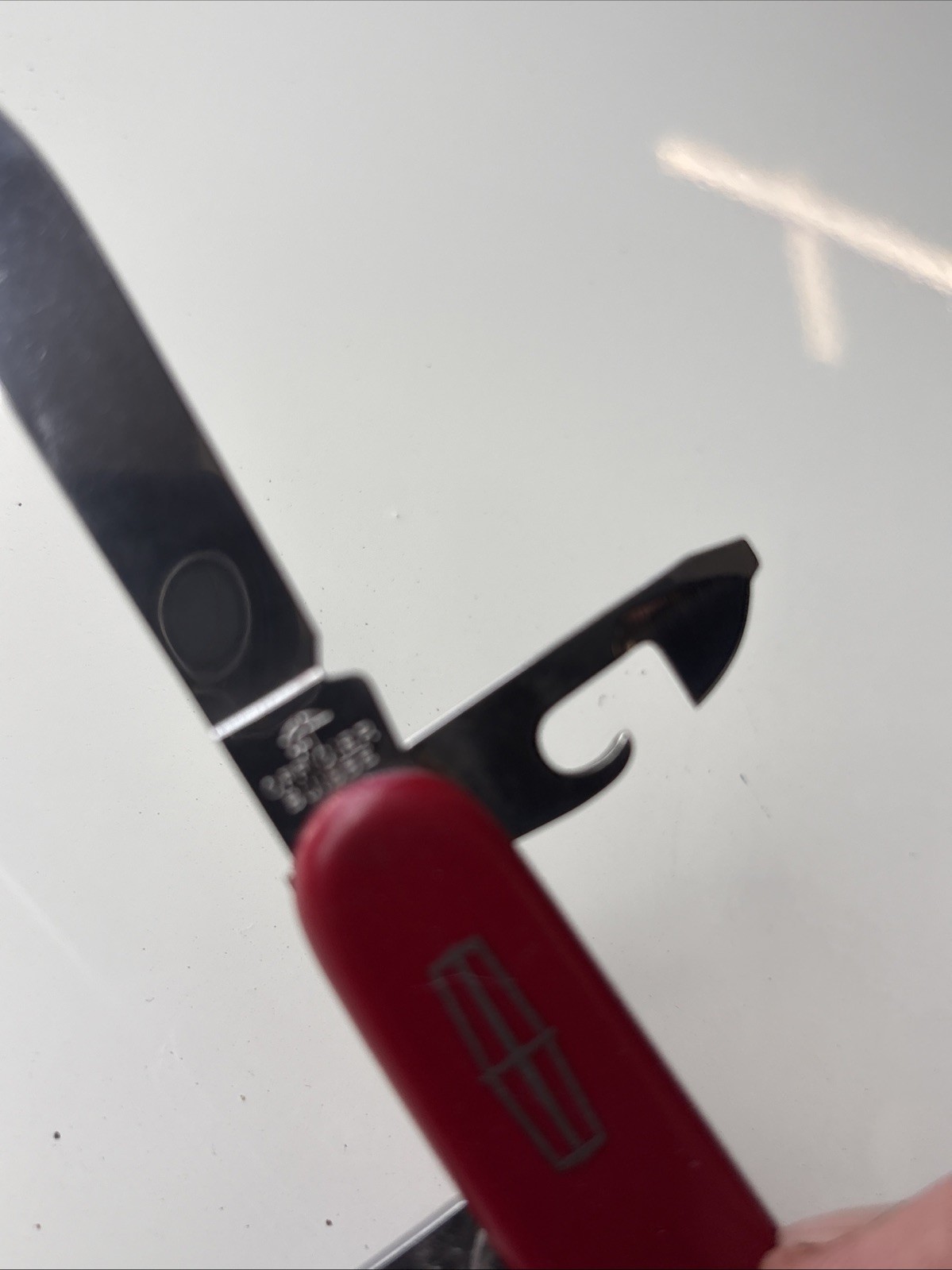 Victorinox Swiss Army Knive Officier Suisse With Lincoln Cars Logo