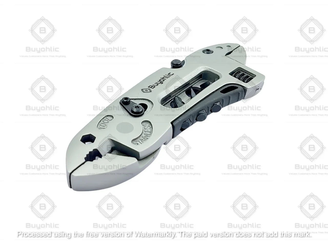 Multitool Wrench with 7 Tools/Pliers/Wire Cutter/Flat Screwdriver -USA FULFILLED