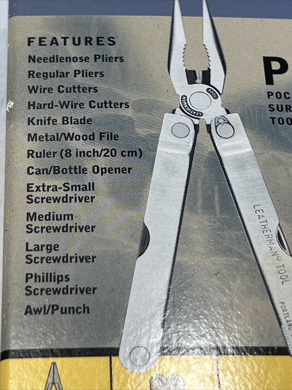 Vintage Leatherman PST w/ Original Nylon Sheath 0902 Collectible New NOS