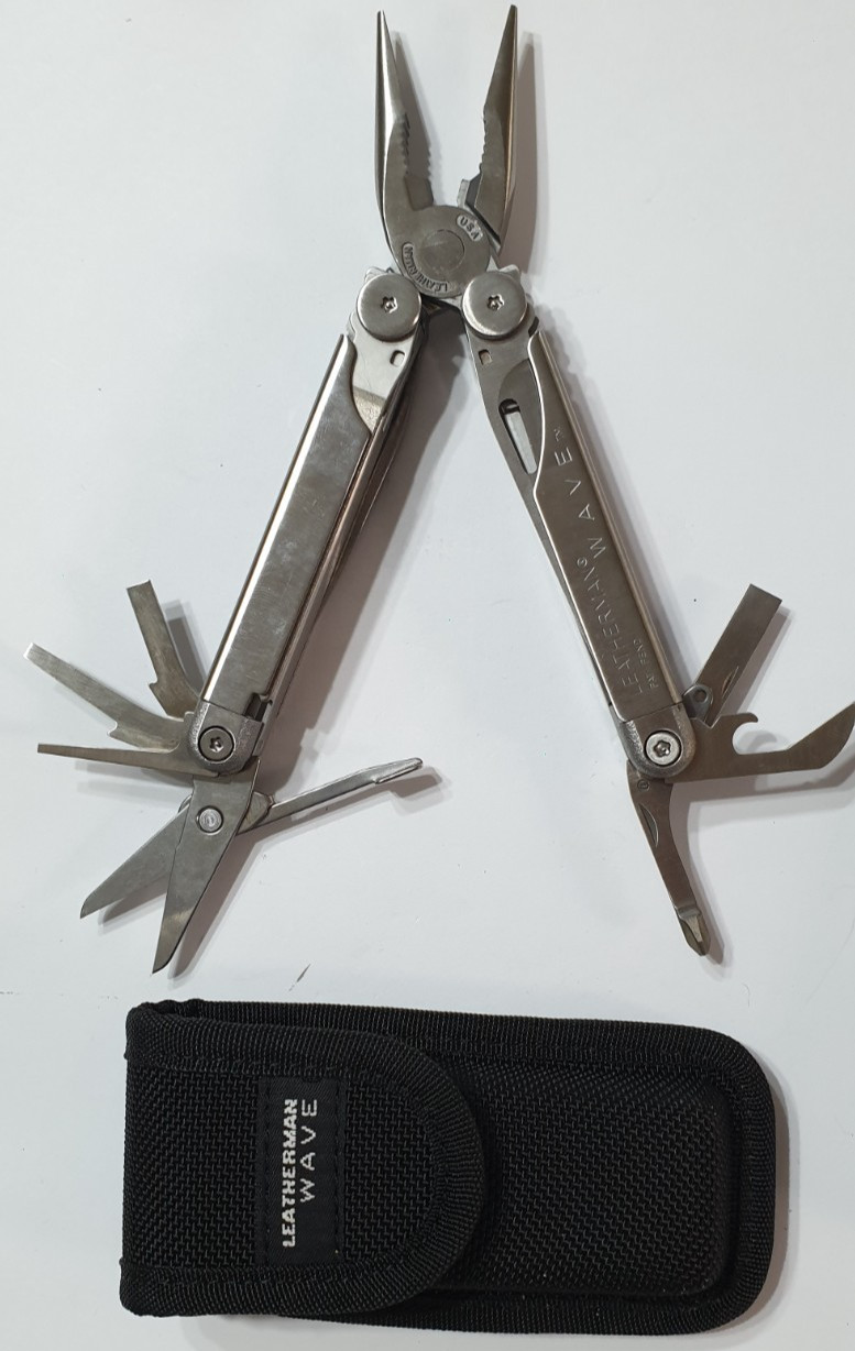 🔥🔥 Leatherman Super Tool Gen 1 OG + Bits + Adapter Hard Nylon Case Rare Set