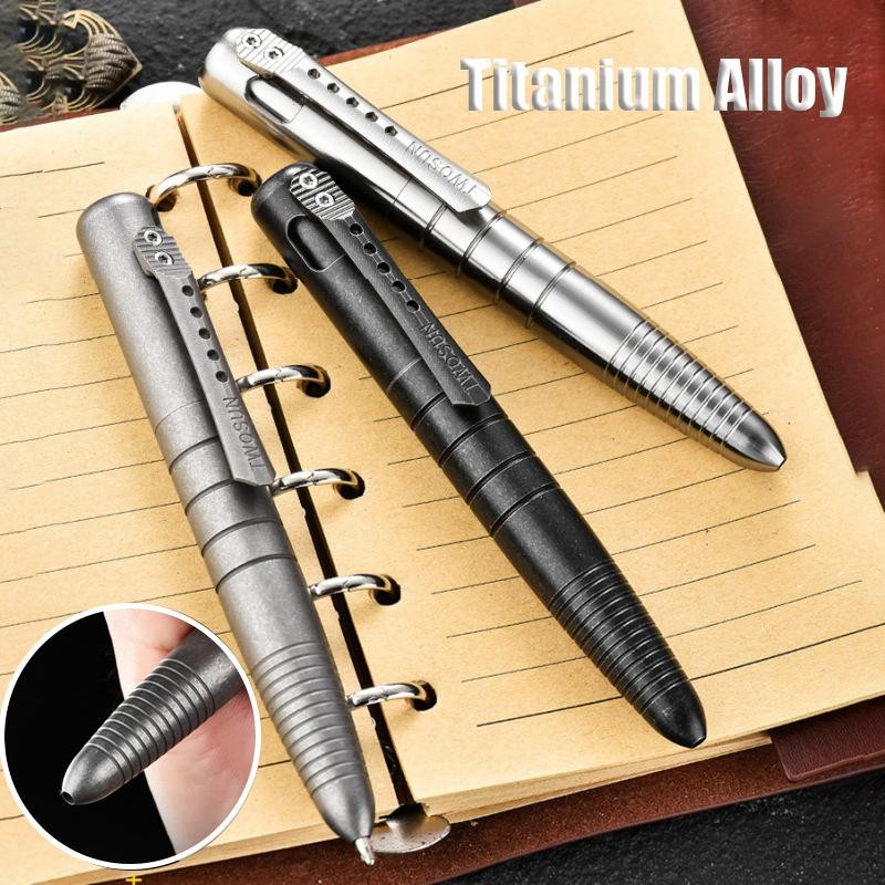 Titanium Edc Tactical Pen – Multifunction Survival Writing Tool & Glass Breaker