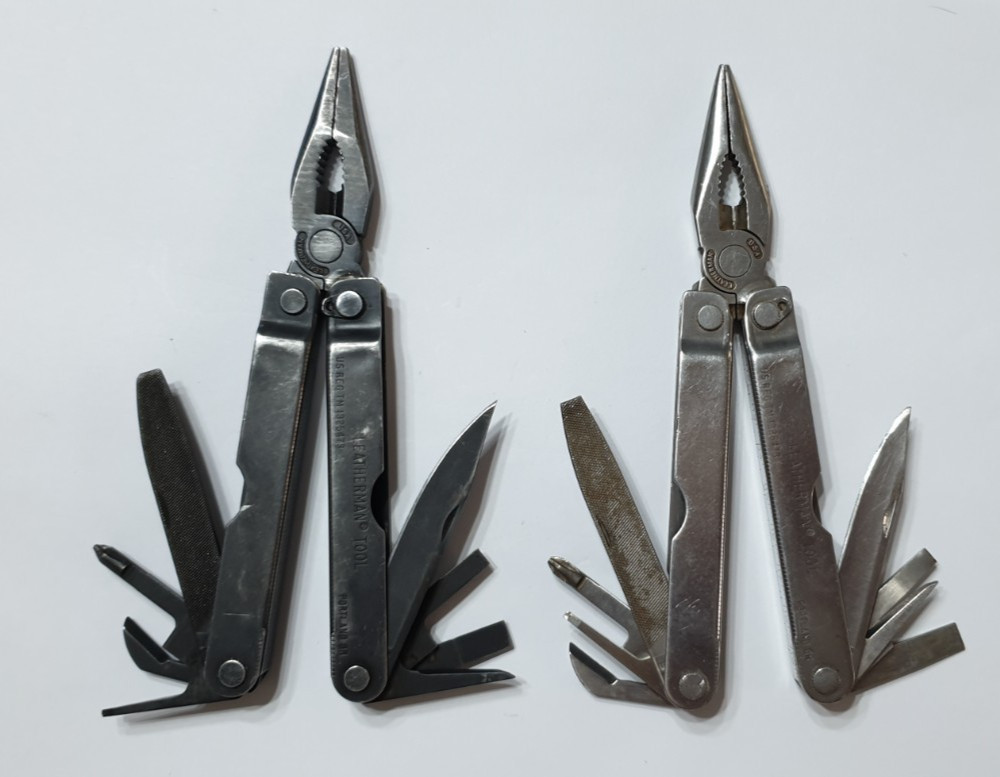 🔥🔥 Leatherman PST & PST Black Oxide BO Retired First Leatherman 2X Combo Rare