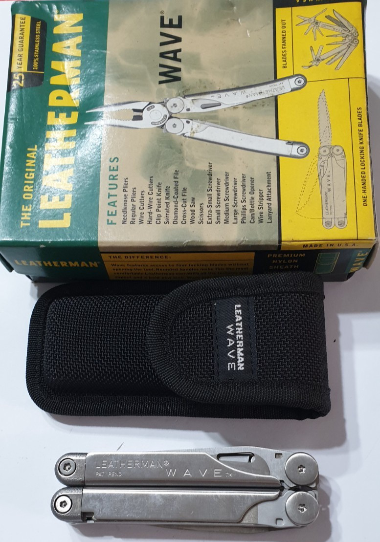 🔥🔥 Leatherman Super Tool Gen 1 OG + Bits + Adapter Hard Nylon Case Rare Set