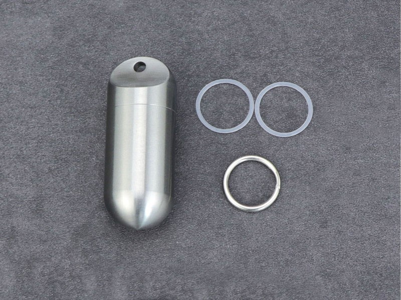 EDC Outdoor Waterproof Box Portable Pendant Key Chain Seal Storage container Box