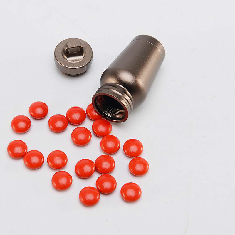 CNC Aluminium Alloy Outdoor Survival Waterproof Box Travel EDC Keychain Tank