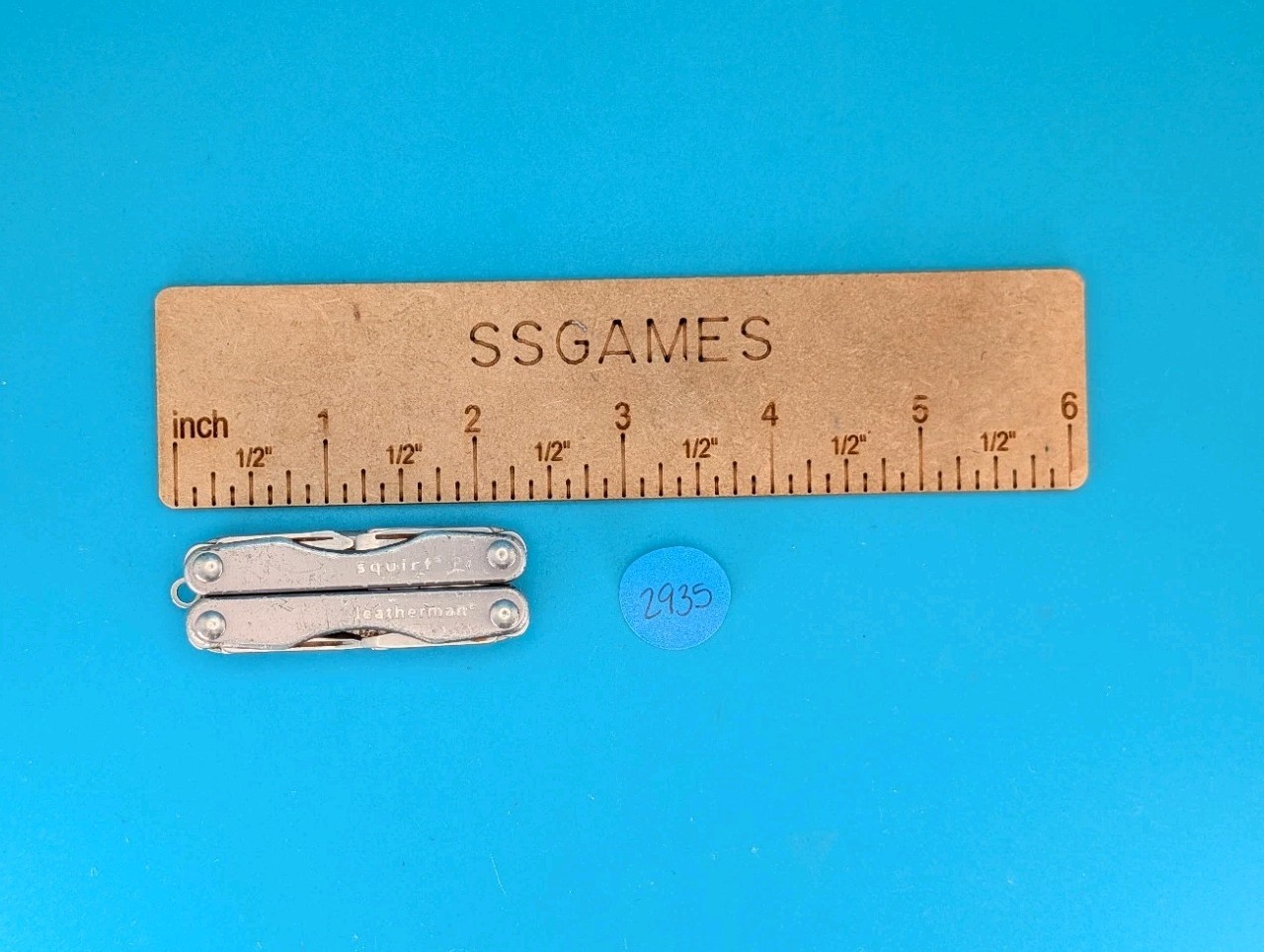 Leatherman Squirt P4 Multi-Tool, Key Ring, Retired, GRAY! USED