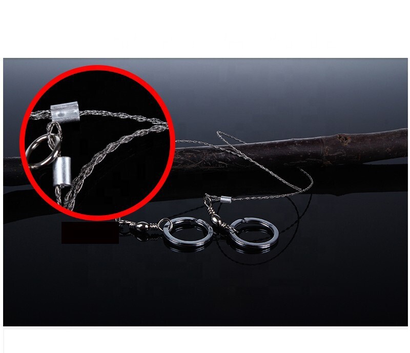 Survival Wire Saw Stainless Steel Portable Tool Camping Hiking Outdoor Quality