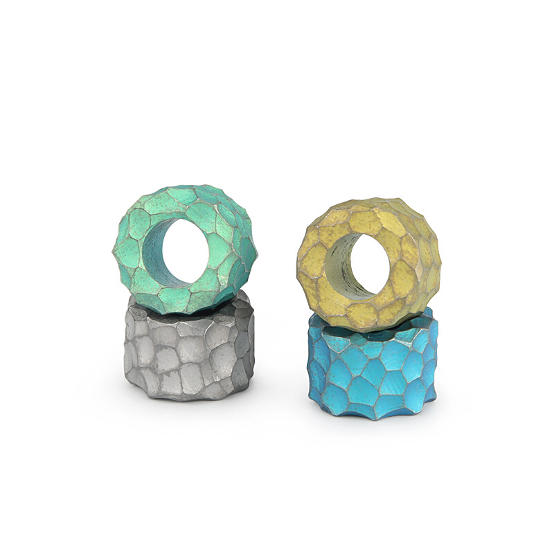 Titan Alloy Knife Beads DIY Bead Umbrella Rope Paracord Bead Keyring Accessories