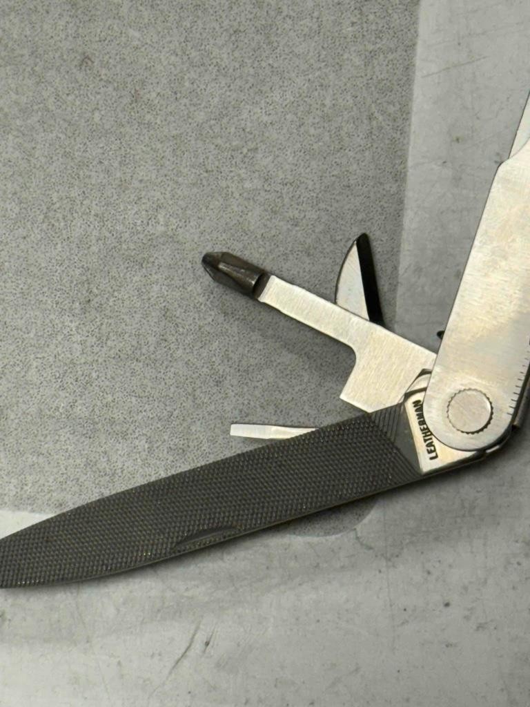 Vintage Leatherman PST ? Multi Tool w/ Bit Driver + 6 Bits Pouch Made in USA