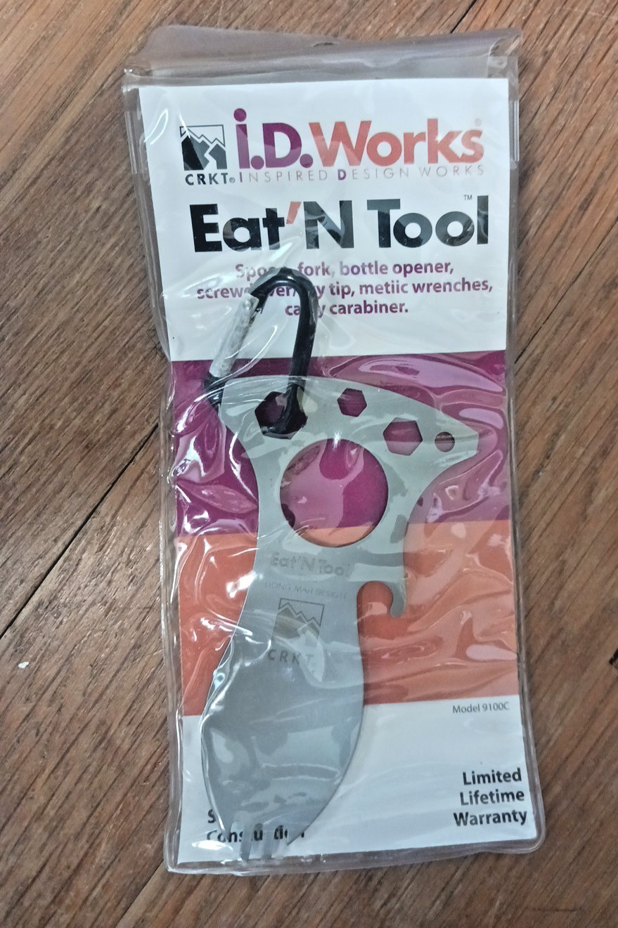 CRKT Eat’N Tool Outdoor Camp Multi Tool Spoon Fork Corkscrew Scredriver NEW