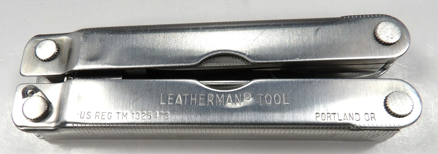 Vtg Leatherman PST Multi-Tool Portland OR TM 1325473 w/ Leather Sheath No Date