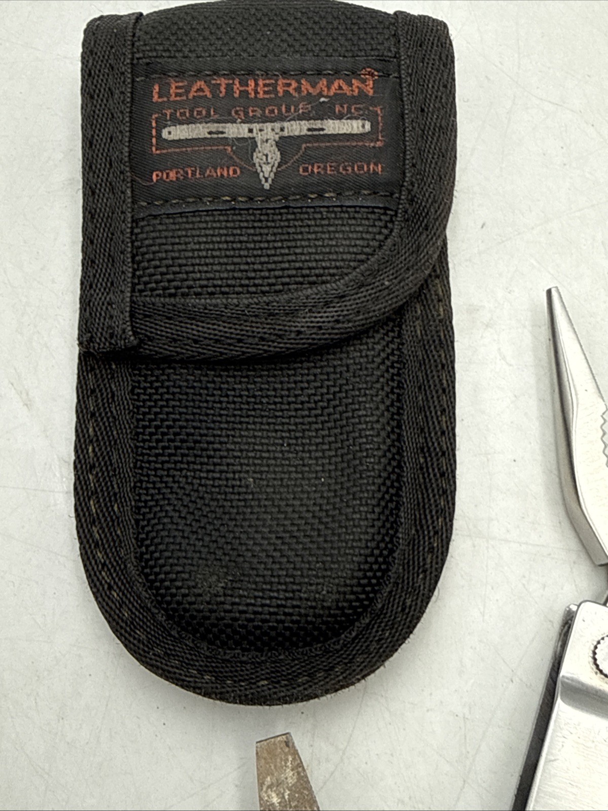 Vtg 1993 Orig. Leatherman PST POCKET SURVIVAL TOOL US Reg. 1325473 W/ Nylon Case