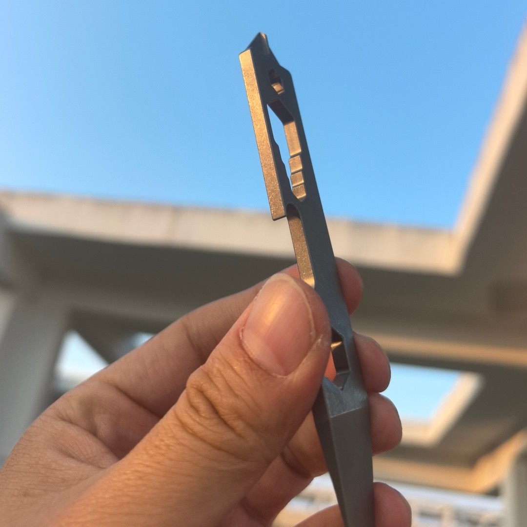 Compact TC4 Titanium alloy EDC Multi Tool with Wrench Screwdriver Pry Bar