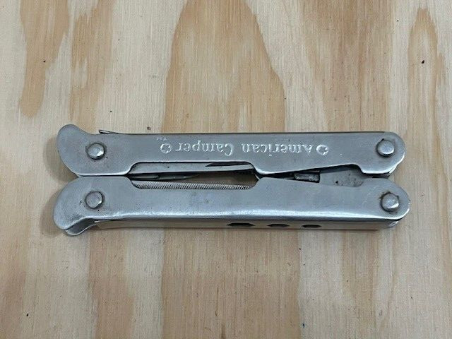 Vintage American Camper 16 IN 1 Multi-Tool Stainless STEEL – Great condition