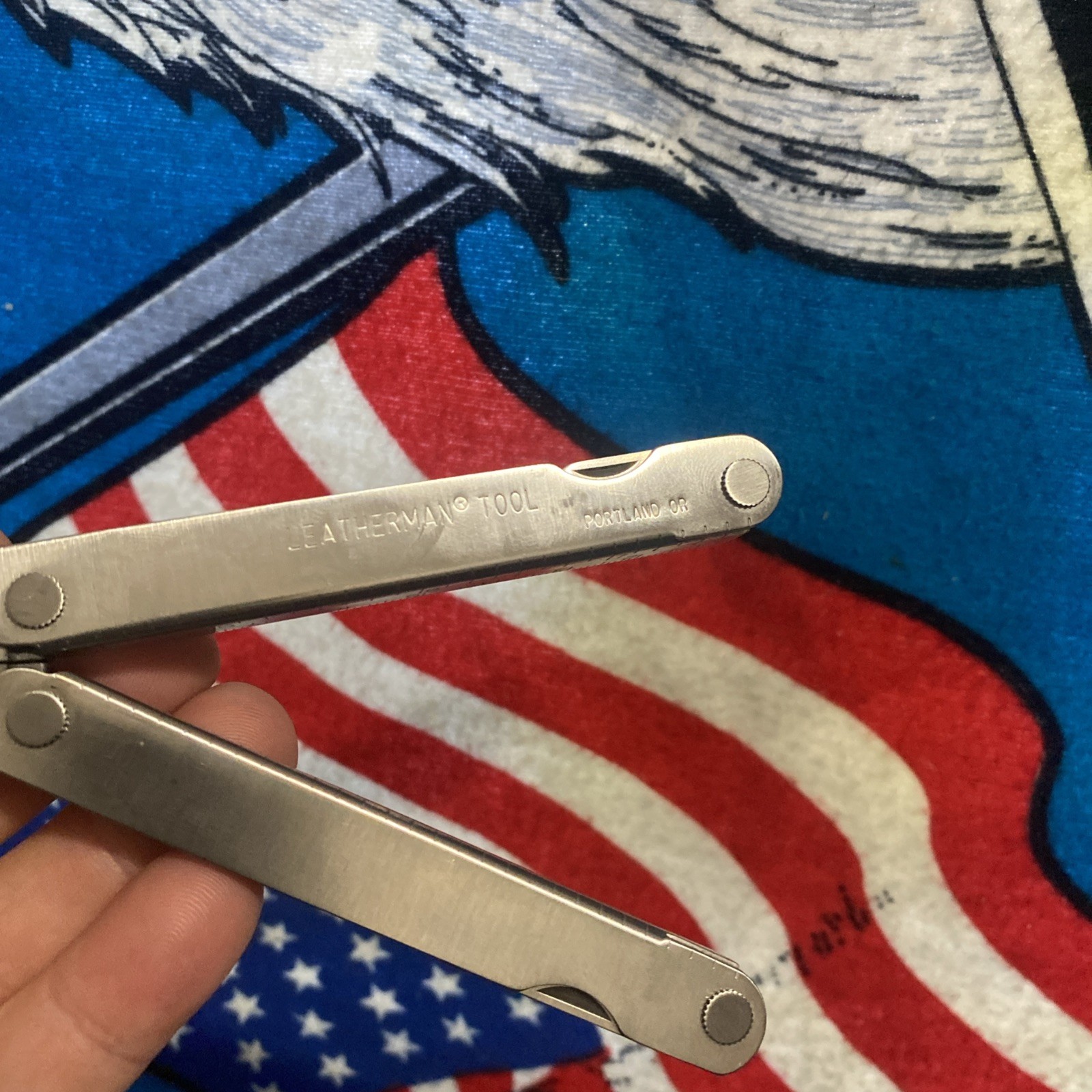 VTG Original Leatherman Multi-Tool Portland OR USA + Leather Sheath 1990’s CLEAN