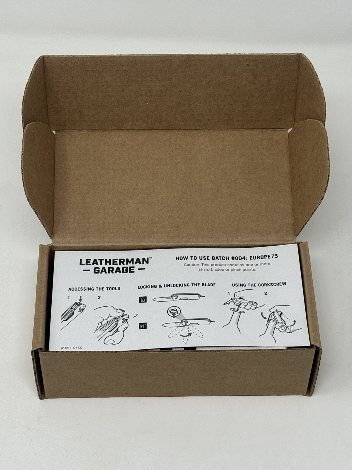 Leatherman Garage Batch #004 Europe75 Limited Edition Multitool New in Box OOS