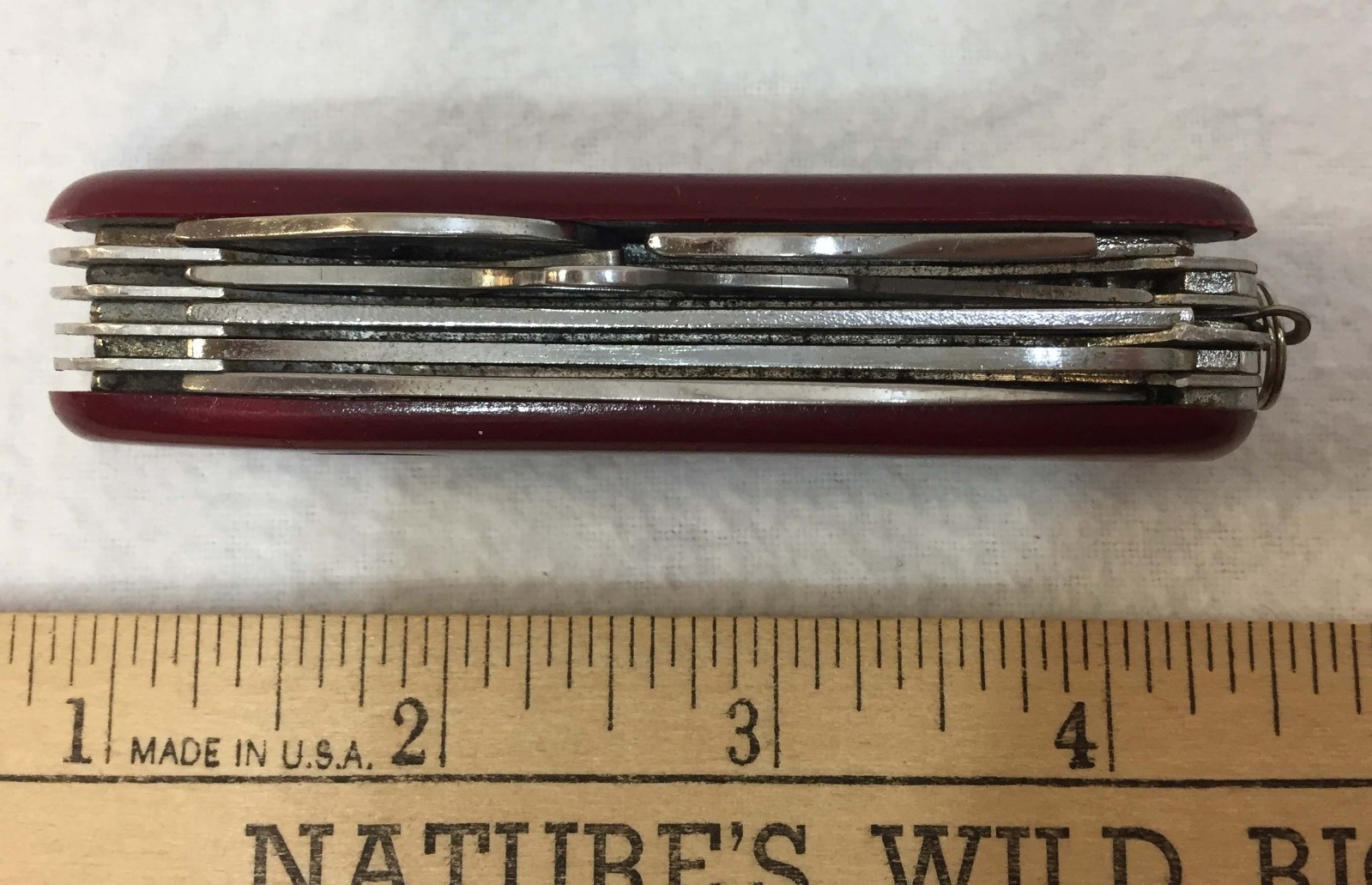 Pocket Knife Folding Multi Tool 12 Stainless Steel Tools Bonus 3 Blade 3″ Tool