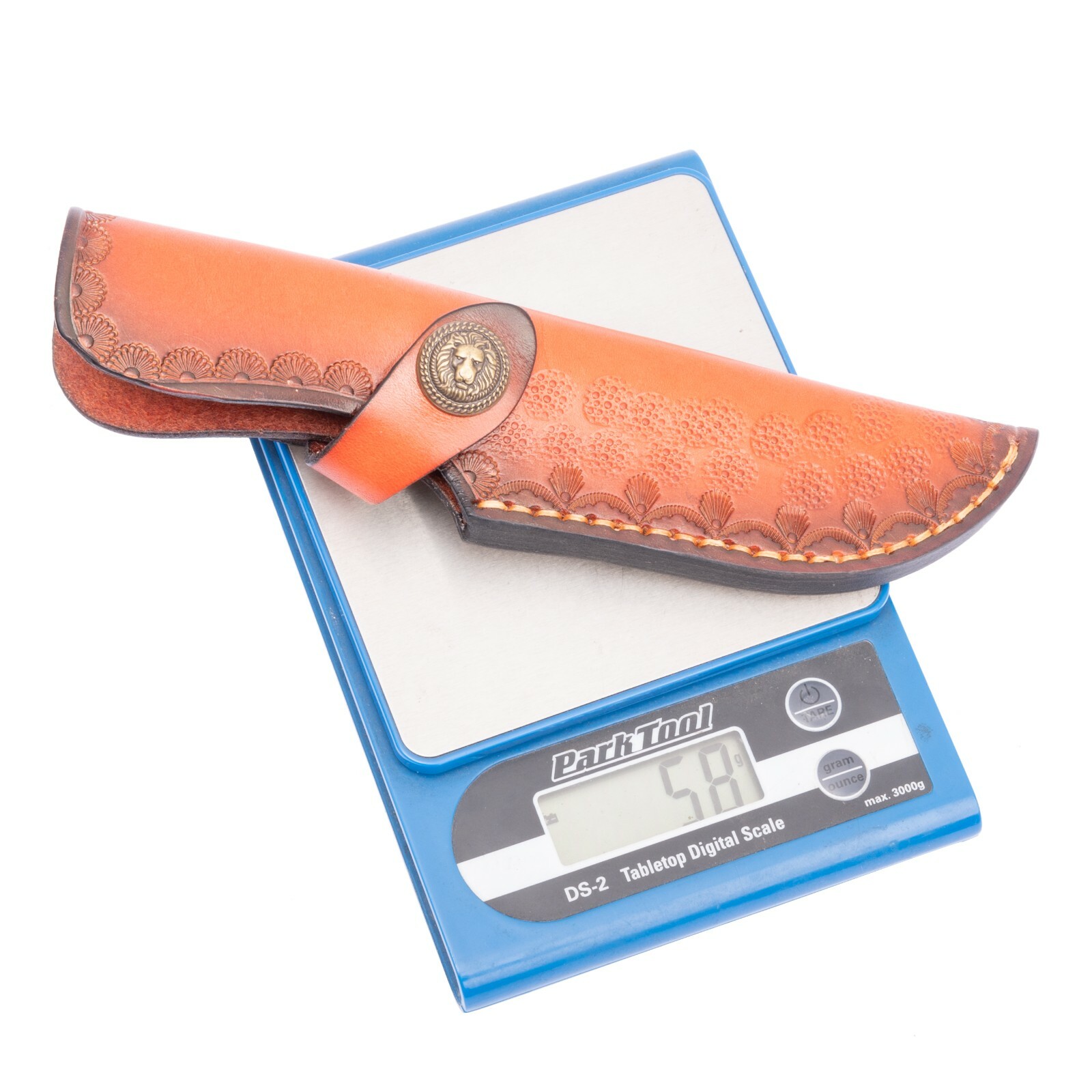 Knife Sheath Hand Made Leather with Fixed Blade Knife