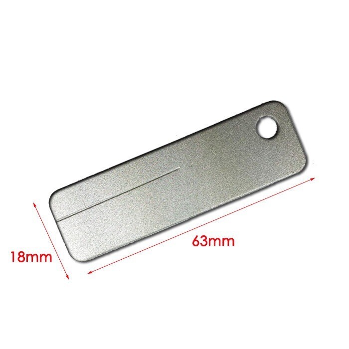 2PCS Mini Portable Sharpener Diamond Sharpening Stone Outdoor Camping Pocket EDC