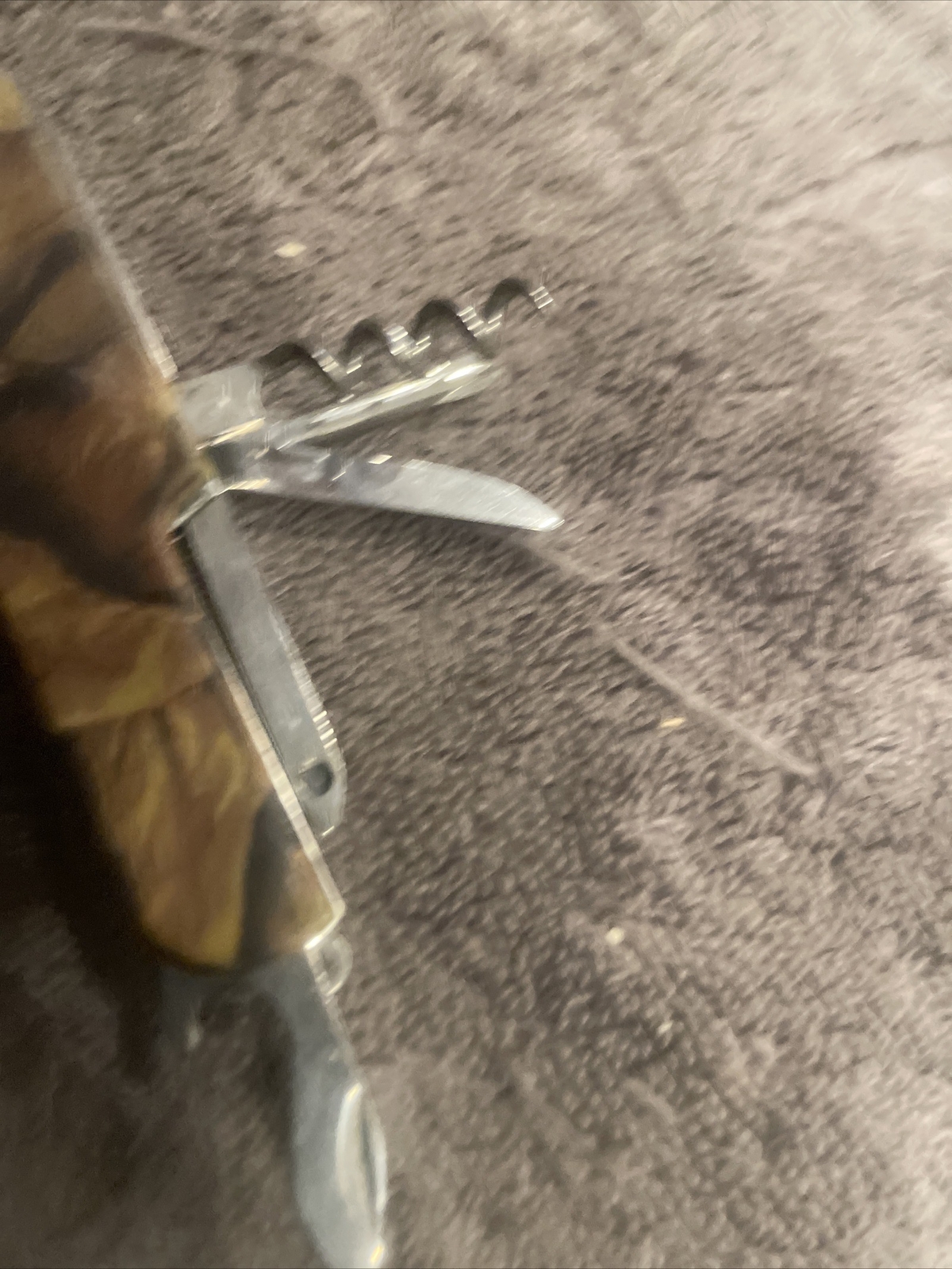 Appalachian Trail Camper Knife Multitool function Camo Design