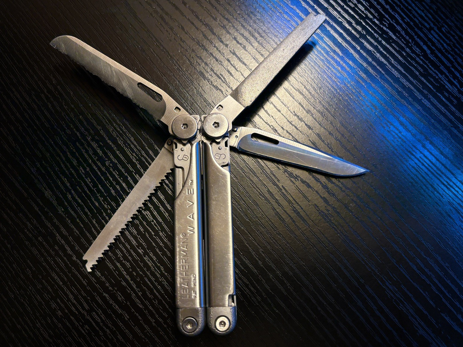 Leatherman Wave PAT PEND 1999 Early First Gen, Leather Sheath Vintage, Excellent