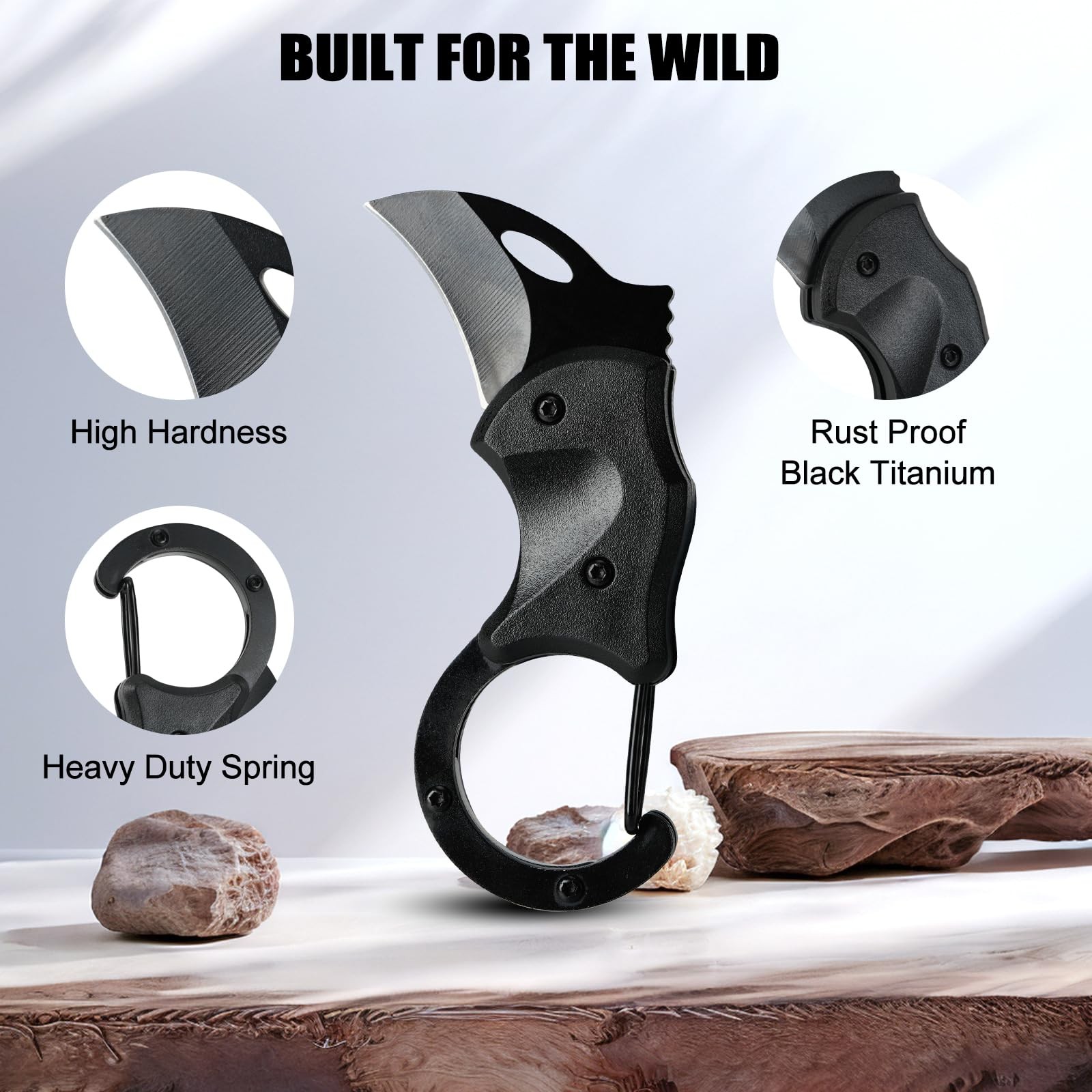 Keychain Tool – Mini Box Cutter, Compact EDC & Package Opener for Men, Multi-…
