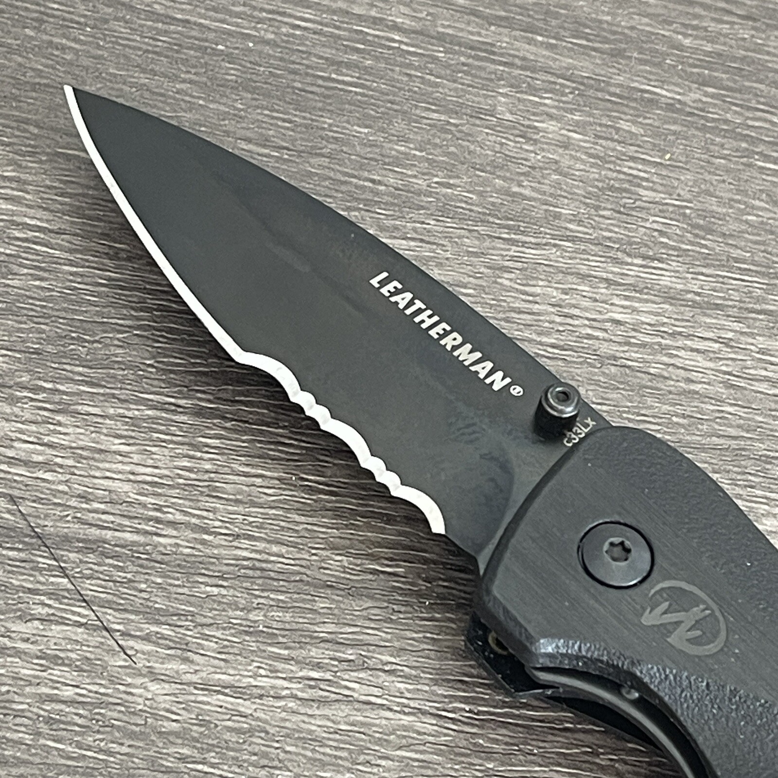 Leatherman Crater C33LX / C 33 LX Black Knife-Multitool; 420HC, Blade Launcher
