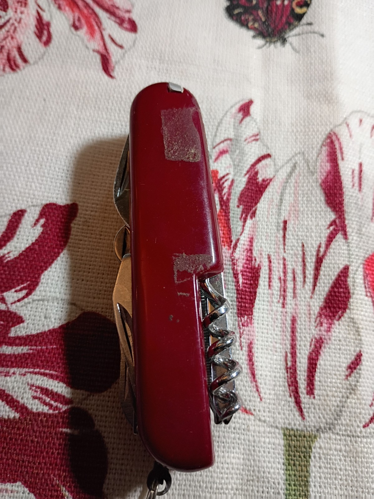Swiss Army Style Red Multi-Tool Pocket Knife 12 Tools Scissors Saw Corkscrew