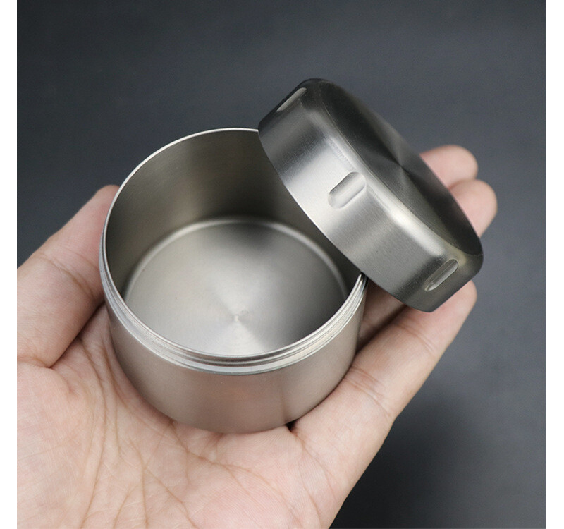 Waterproof Titanium Pill Holder Case Container Organizer Jewelry Tea Storage Box