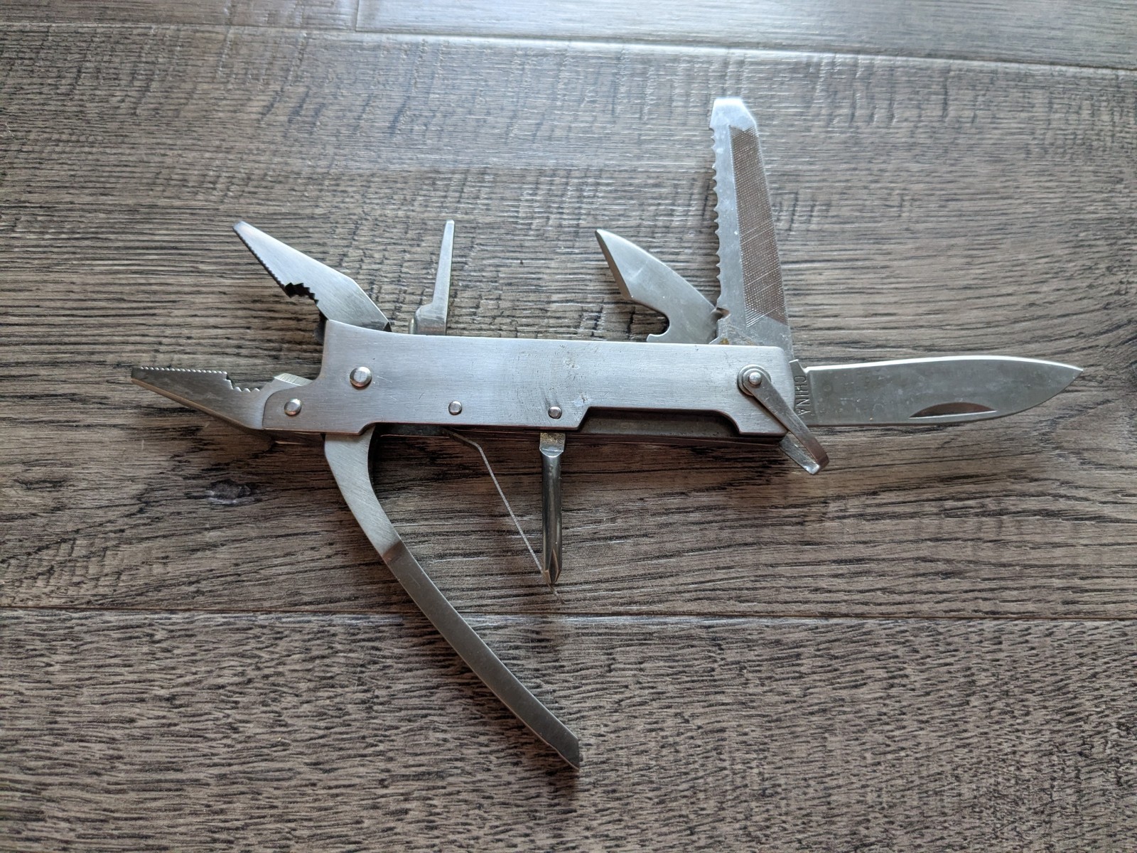 MAXAM 6″ Multi-Tool Folding Pliers All Stainless Steel Survival Knife Tools