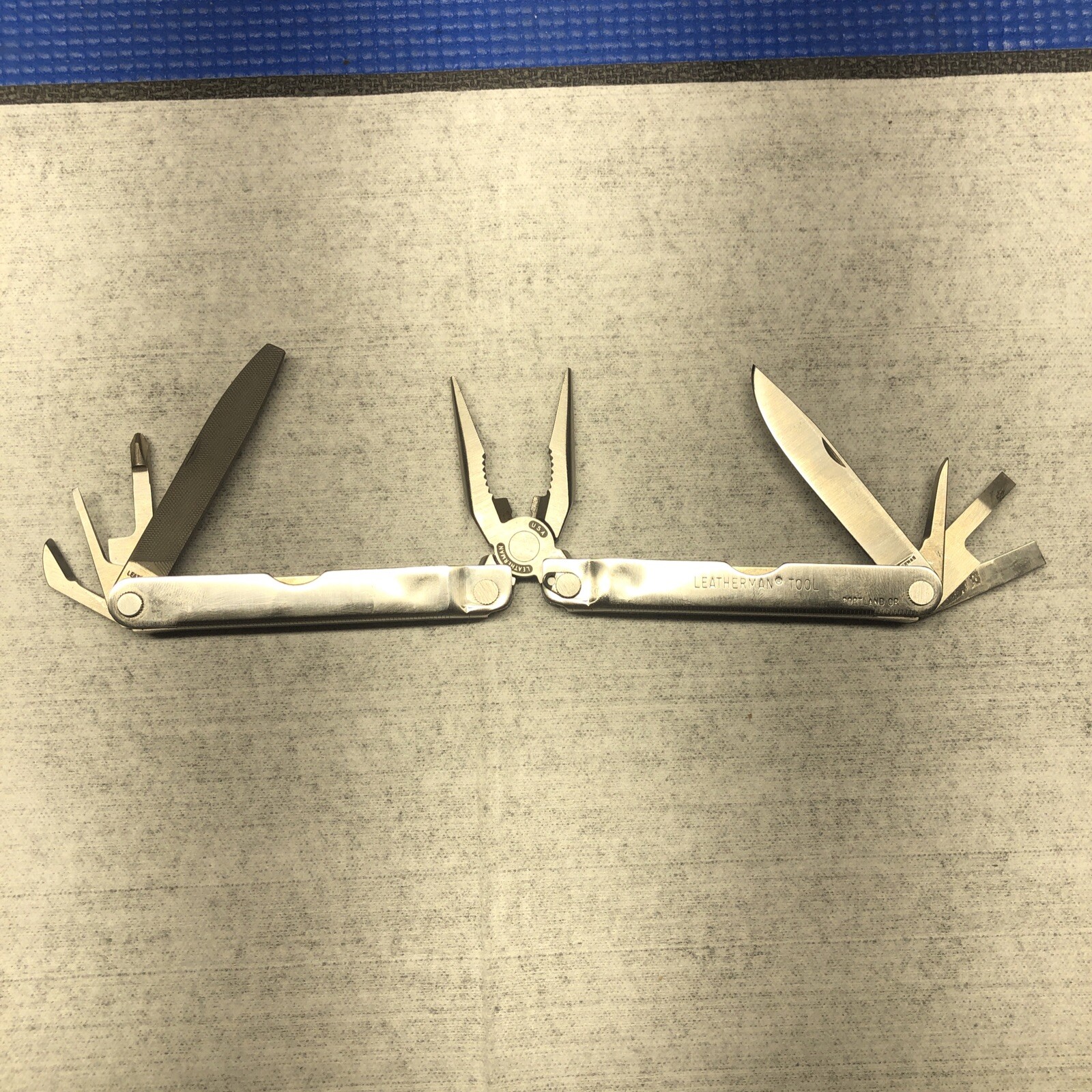 Vintage Original Leatherman Multi Tool With Leather Sheath Portland Oregon 06/97