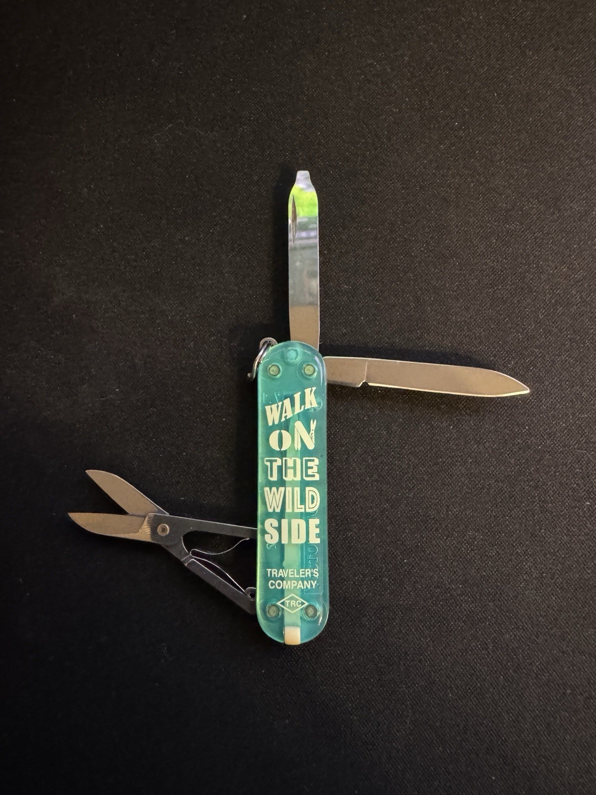 Victorinox Travelers Factory Light Blue Knife Multitool Outdoor Camping Took