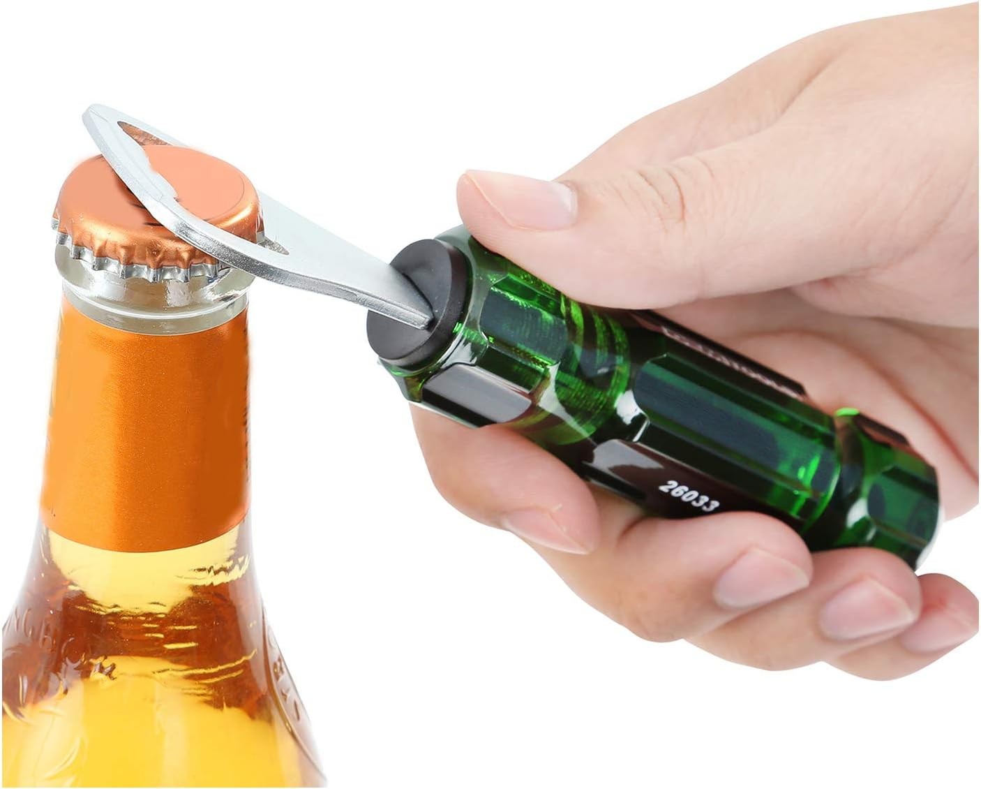 26033 Screwdriver-Style Bottle Opener Stocking Stuffers Gifts Men Dad Gifts