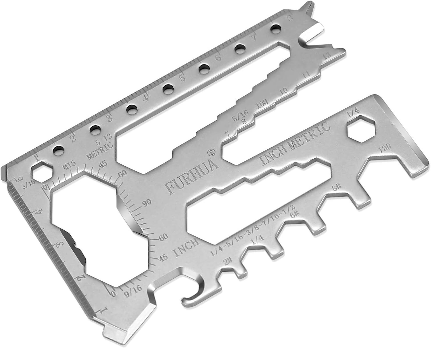 Multitool Credit Card Sized Pocket Tool 42-in-1 Wallet Multi Tool Card,thicker &