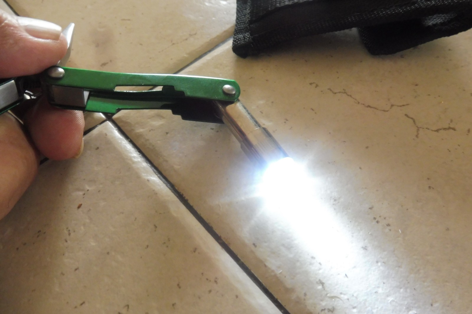 CABELA’S SMALL 7 FUNCTION MULTI-TOOL W/ LIGHT & NYLON SHEATH