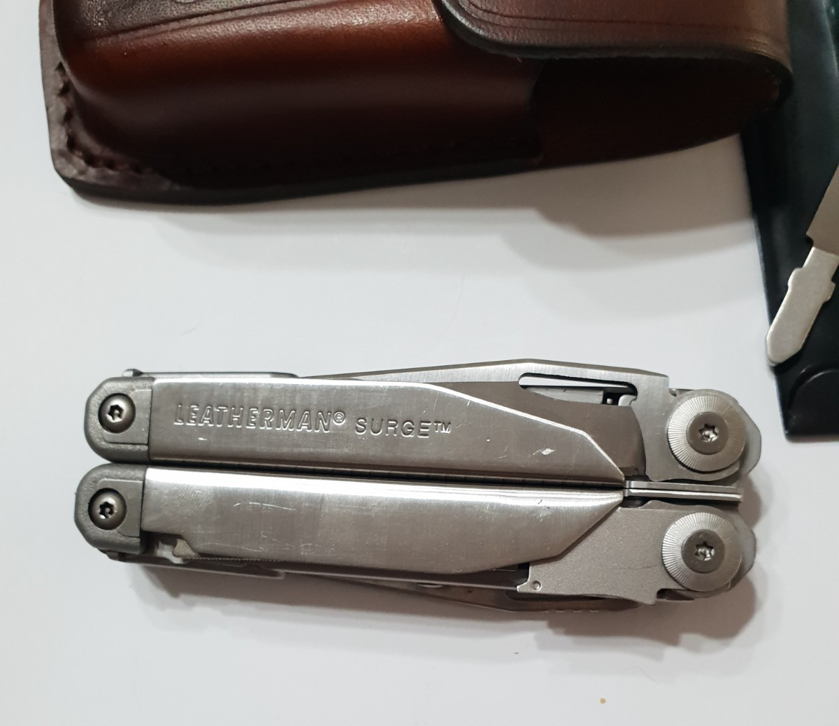 🔥🔥🔥 Leatherman Surge Gen1 Large Leather Sheath Retired Collectable Very Rare