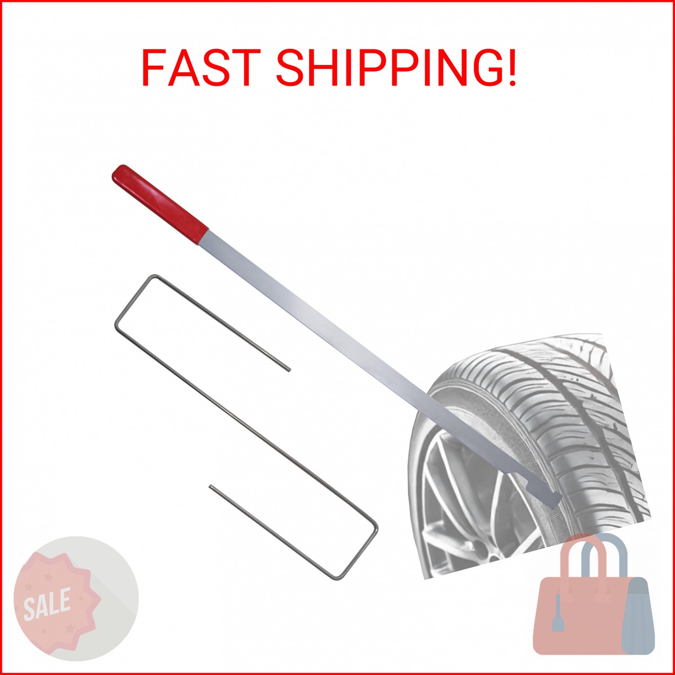 SINKHANUN 22 inches Slim Jim Tool, Stainless Steel Professional Auto Tool with C