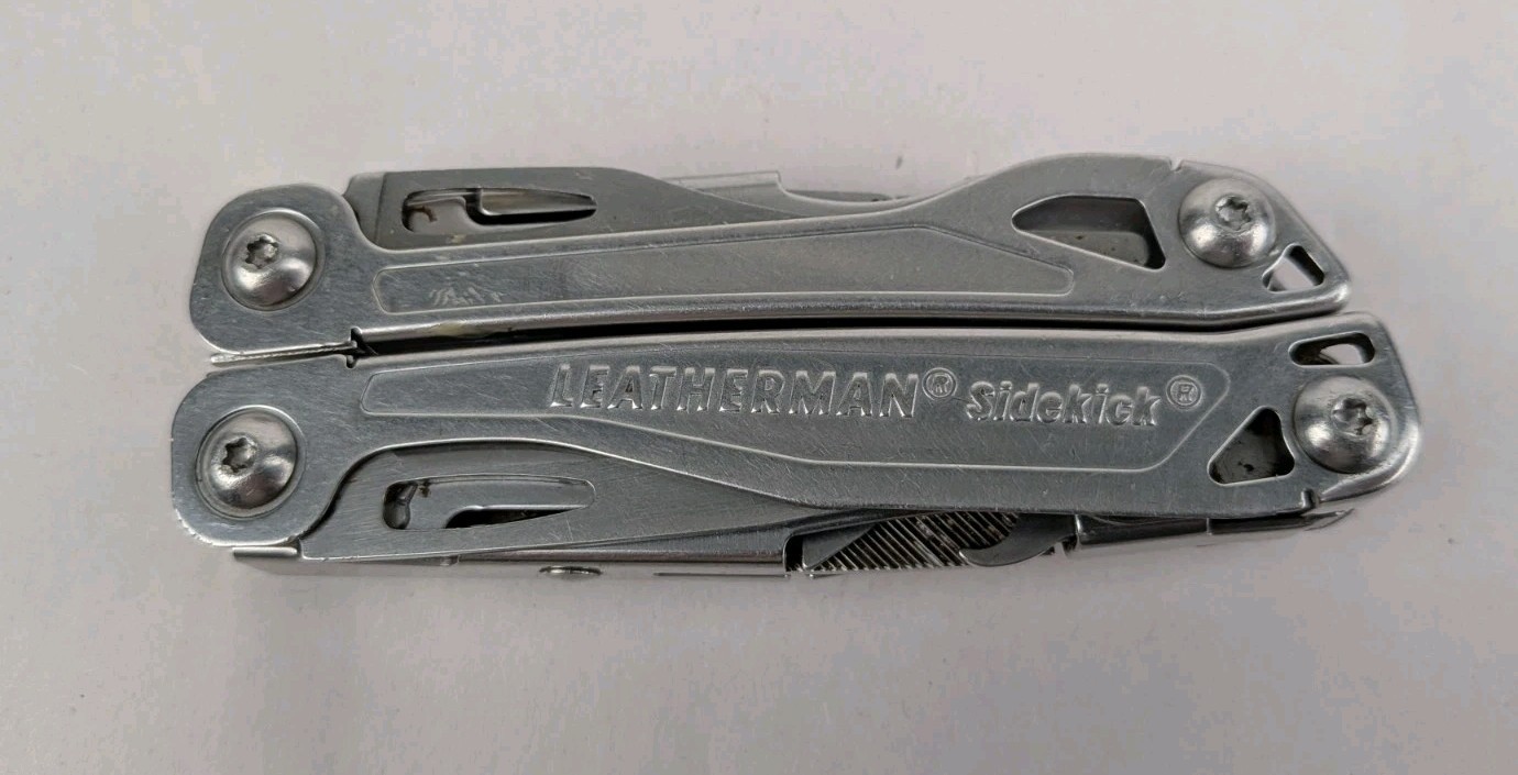 Stainless Steel Leatherman Sidekick Multi Tool Camping Pocket Knife Pliers USA