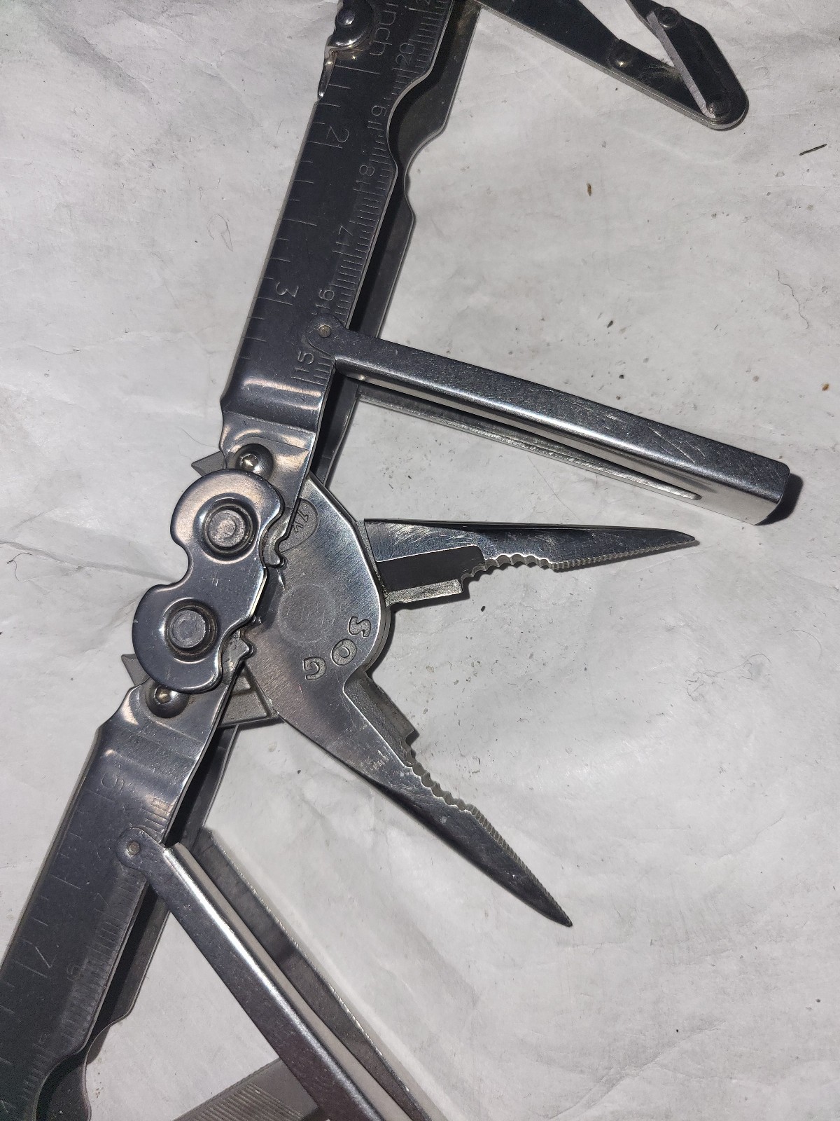 Sog Power Lock Pliers Multi Tool Stainless Steel With Sheath USA