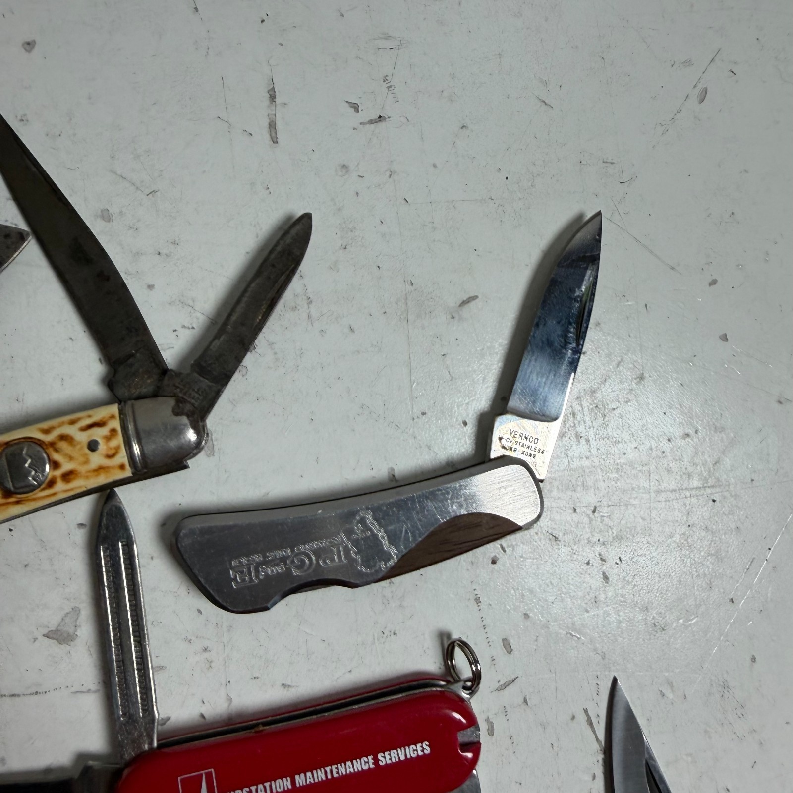 Vintage Stainless Steel Compact Pocket Survival Folding Multi-tool – Lot of 13