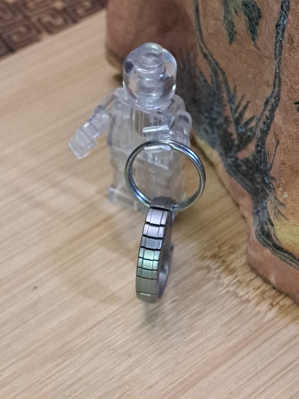 Mini EDC Titanium Keychain Carabiner With Built Bottle Opener