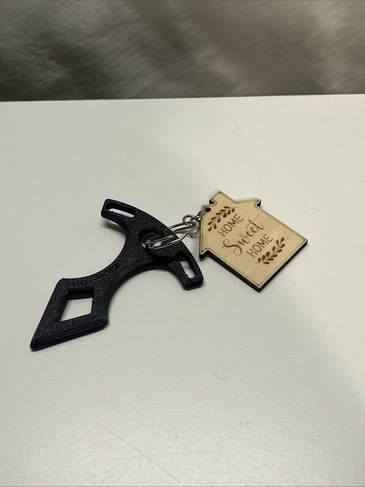 EDC Keychain Boat Anchor Model Tool – Black Undetectable Defense- Free Shipping