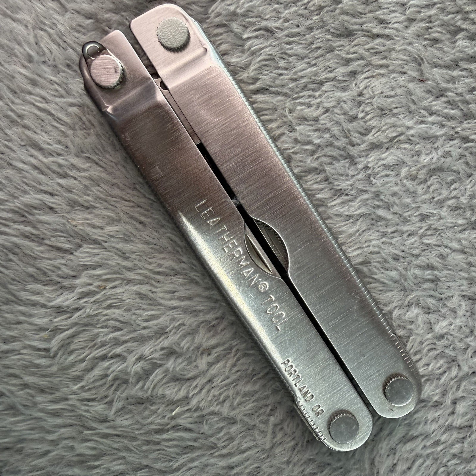 Vtg Leatherman PST Multi Tool FORD Promotion 0499 USA w Leather Sheath B551