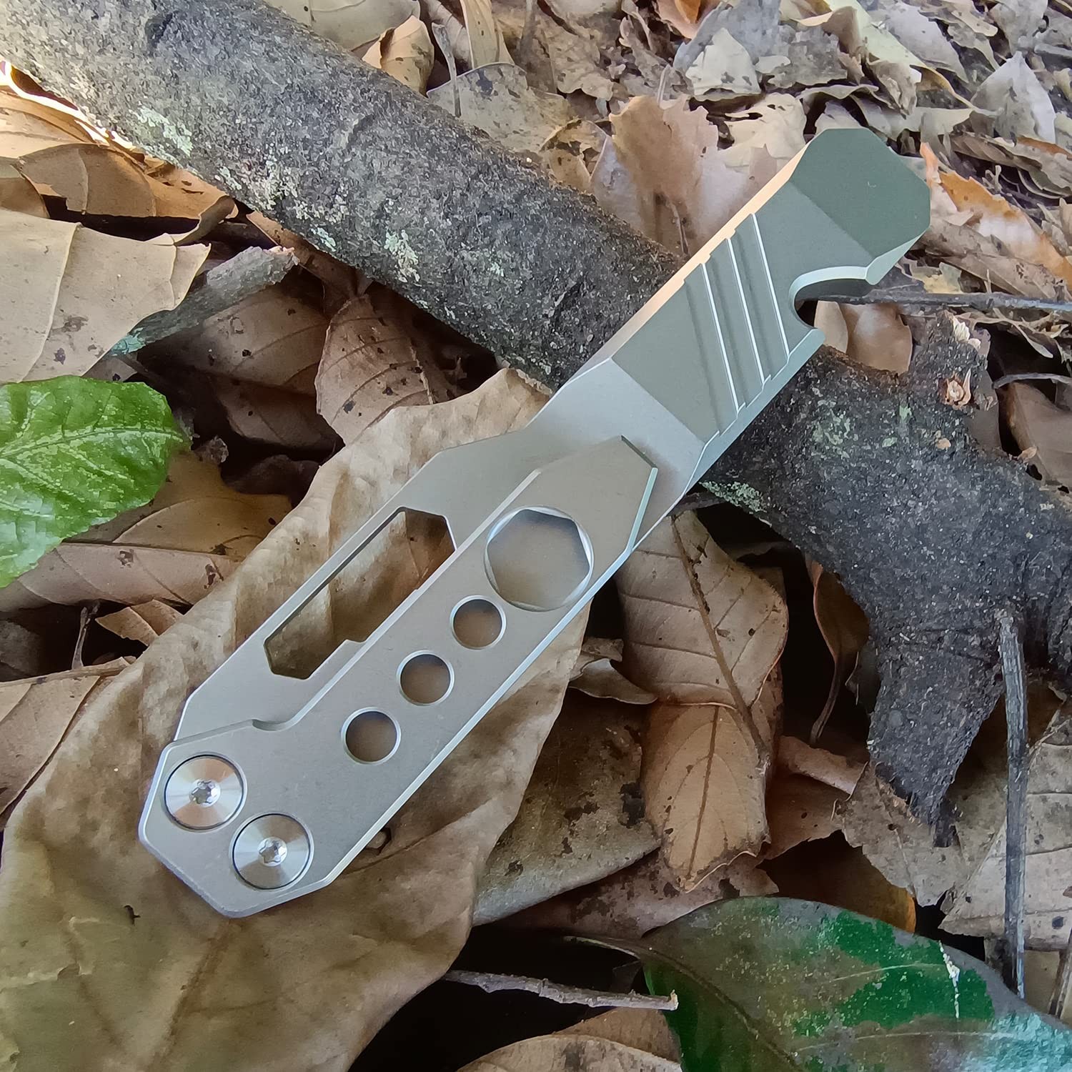 Titanium Pry Bar Outdoor Prybar EDC Wrench Bottle Opener Multi-function tool …