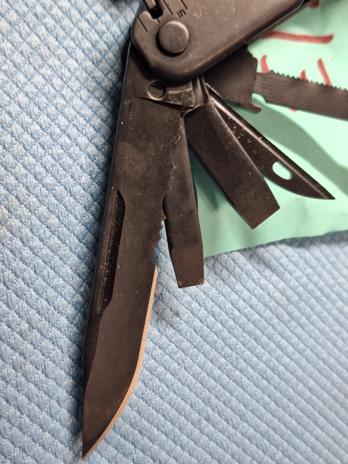 1 Leatherman BLK SUPERTOOL 300 Multi Tool Camping EXCELLENT LOC C13